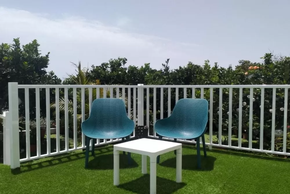 Terraza amueblada