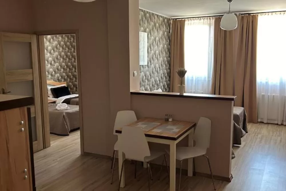 Strefa wypoczynkowa w apartamentach