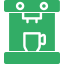 Kaffeemaschine im Zimmer